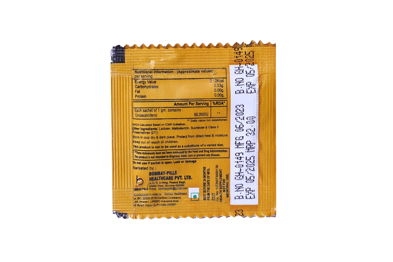 ELEMENTAL CALCIUM 500 MG + VITAMIN D3 250 I.U